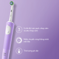 Bàn chải điện Oral-B Vitality Pro Protect X Clean (Vỏ nhựa) - Thiết kế nhỏ gọn, dễ thao tác, màu sắc thời trang. 