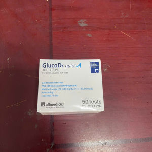 Que thử đường huyết GlucoDr Auto sử dụng cho máy đo đường huyết GlucoDr Auto (Hộp 2 lọ 50 que)