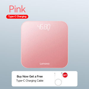 Lenovo Accurate weighing scale rechargeable human electrionic bathroom weight scale digital LED screen