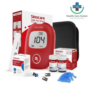 🔥ส่งด่วน !!🔥เครื่องวัดน้ำตาลในเลือด (หน่วยวัด mg/dl) Sinocare Safe AQ เครื่องตรวจเบาหวาน วัดเบาหวาน