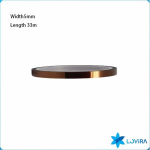 LoviRa High Temperature Tape Heat Press Tape Polyimide Film Adhesive Tape 33m
