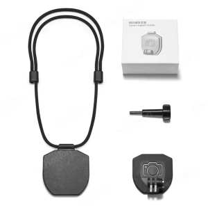 Magnetic Neck Strap Holder Mount Bracket Adapter With Lanyard for Insta360 X5/X4/GO 3S/GO 3/ace/Go Ultra/DJI Osmo Nano/360/Action 5 Pro 4 3/Gopro/phones