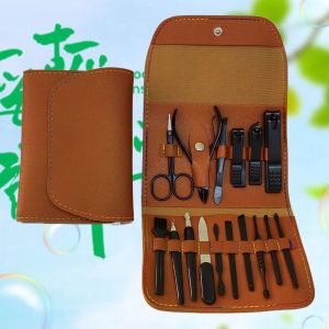 Zaman Now - Gunting Kuku Set 16 in 1 / Manicure Set / Dompet Gunting Kuku Set 16 in 1 Stainless Anti Karat / Set Perawatan Kuku
