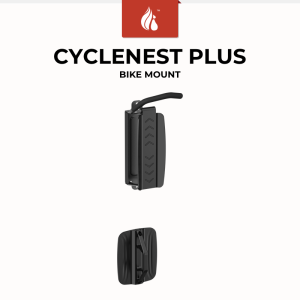 Squirrey CycleNest Plus On-Wall Bike Mount - 35kg Load Easy Load Swivel Arms Tyre Stop Storage Hooks App 0