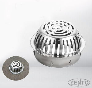 Cầu chắn rác inox phễu thoát sàn nan to loại dày siêu bền
