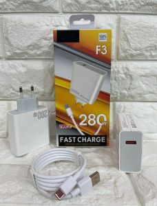 Charger POC0 F3 280W Fast Charger Super VOOC Support Fast Charging