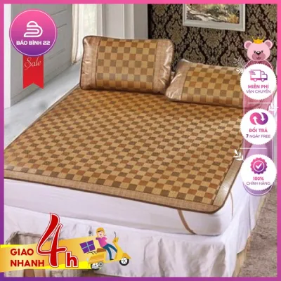 Chiếu điều hoà sợi mây siêu mát hàng VN dễ lau chùi vệ sinh size 1.4x1.9m - BẢO BÌNH 22 - chiếu mây - chiếu ngủ - chiếu ăn cơm - sleeping mat