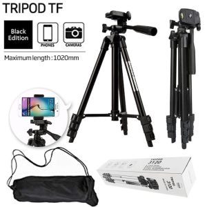 Chân máy ảnh tripod Weifeng WT-3520 khung nhôm cao cấp tặng kèm kẹp điện thoại và remod xịn ( SIÊU BỀN )