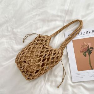 กระเป๋าเชือกถัก กระเป๋าเกาหลี กระเป๋าminimal แบบน่ารัก มีถุงผ้าซับในให้ M115