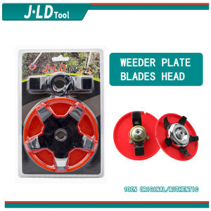 J.LD Dual-use Weeder Plate Blades 15CM Trimmers Head Brush Cutter Tool Red/Black Grass Eater Blade