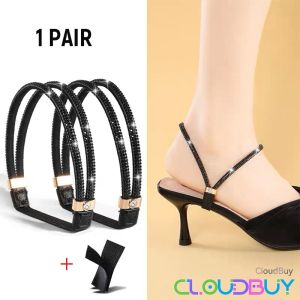 C.B.【Ready in Stock】 1 Pair Women Detachable Shoe Straps Women High Heels Shoelaces Elastic Straps