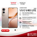Vivo V40 Lite 5G (8+256GB) 80W FlashCharge, AI Aura Portrait AI Erase, รับประกัน 8 ปี, IP64, 120Hz AMOLED. 