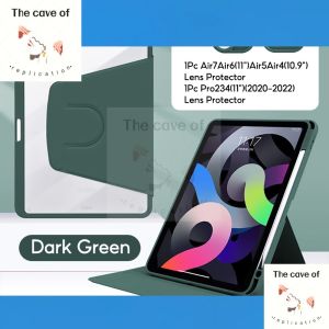 360° Rotation With Pencil Holder Case For iPad Air 8 7 6 M3 2025 6 Pro 11 2024 Air 5 4 10.9 12th 11th A16 10th 9th 8th Gen 7th 10.2 Mini 6