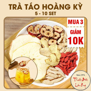 Trà táo đỏ hoàng kỳ set trà mix bổ khí huyết dưỡng nhan chống lão hóa giảm căng thẳng