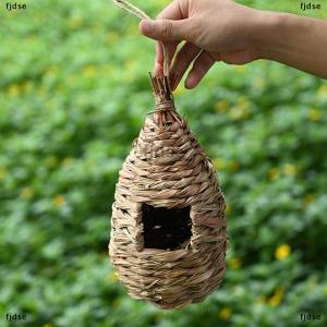 [COD] fjdse รังนกกลางแจ้งบ้านนกสานมือสำหรับตกแต่งบ้านนกกรงนกที่แขวนกรงนกแก้วแบบแฮนด์เมดสุดสร้างสรรค์