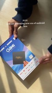 Q96 Max Tv Box 4K Android 12.0 8G RAM+128G ROM HD Smart TV Box Support Youtube Netflix Chrome Suitable for Non Smart TV