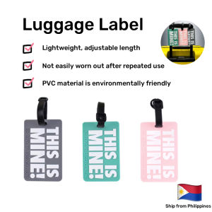 Luggage Tag Suitcase Tags Silicone Luggage Tags Travel Anti Loss Airplane Check-in Boarding Pass