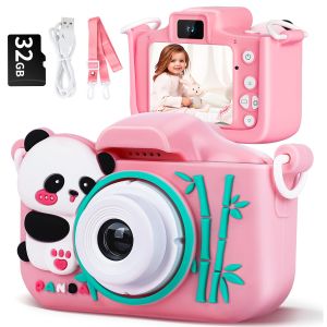2025 Kids Camera Digital Camera for Boys Girls Age 3-8 48MP Dual Lens Toddler Camera for Kids with 32GB SD Card 1080P HD Video Toddler Toys Christmas Birthday Gifts for 3 4 5 6 7 8 9 Years Old Boys Girls