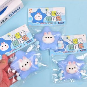 FLYING Rabbit Star Series Fidget Sensory Toy Stress Relief Soft Squeeze Stress Toy Novelty Slow Rebound Slow Rebound Toy For Anxiety Relief