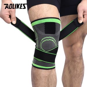 AOLIKES Deker Lutut Pelindung Knee Support dengan Strap Warp Elastic Gym 1PCS A7720
