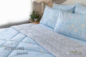 FAIRmaid  ชุดเครื่องนอนยกเซ็ต ลาย Potpourri ที่นอน 6 ฟุต / 5 ฟุต / 3.5 ฟุต (ผ้าปู ผ้านวมเย็บติด ปลอกหมอน ปลอกหมอนข้าง)