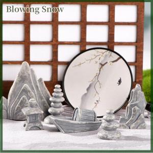 Blowing Rockery đá tháp nhà mini trang trí nội thất thu nhỏ cổ tích vườn đồ trang trí phụ kiện trang trí thủ công