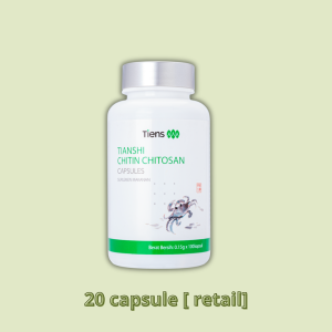 💊 TIENS Chitin Chitosan Original – Suplemen Herba Detox & Pelangsing Badan Semula Jadi | BPOM & Halal MUI