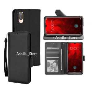 VIVO V11 Pro Case Wallet Casing Dompet Flip Cover Leather Premium Sarung Buku HP Bisa Standing