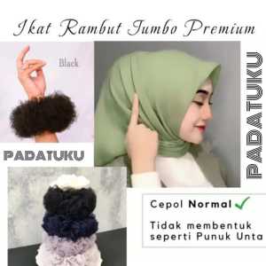 SCRUNCHIE IKAT RAMBUT CEPOL HIJAB JUMBO BAHAN TILE PREMIUM ANTI PUSING / IKAT RAMBUT / KUNCIRAN JILBAB / IKAT RAMBUT TERBARU / KUNCIRAN RAMBUT HIJAB / SCRUNCHIE HIJAB / SCRUNCHIE JUMBO