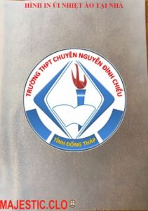 Hình ủi ép nhiệt-Logo Sticker đồng phục trường học ủi áo trực tiếp tại nhà-công nghệ in pet chuyển nhiệt ủi trực tiếp bằng bàn ủi-MAJESTIC.CLO-LUCK