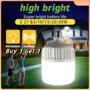 【Buy 1 Take 1】 LED Bulb Lamps White Light E27 Home Energy Saving Bulb Ultralight High Brightness 5w/10w/15w/20w/30w Rewvvi