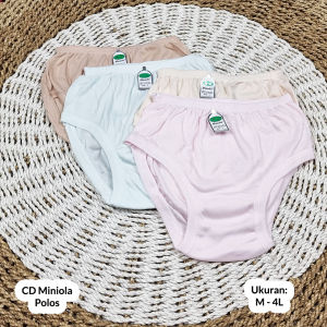 Celana Dalam Wanita Miniola Polos 3 & 6 Pcs Celana Dalam Miniola CD Wanita Miniola Pakaian Dalam Wanita