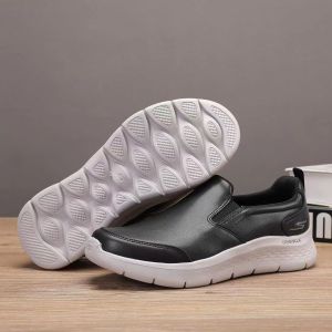 Skechers Go Walk Flex Leather Mens Walking Shoes