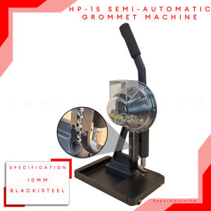 PaperCornerPh - HP-15 Grommet Press Machine Semi Automatic 10MM Eyelet Maker
