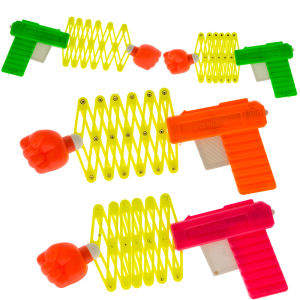 Retractable Fist Shooter Trick Toy Funny Children Kids plastic Party Festival Gifts For fun Classic Elastic Telescopic Fist Toy
