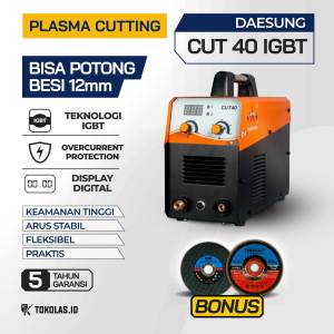 Mesin Plasma Cutting Potong Besi Stainless Daesung CUT 40 45 AP IGBT CUT 60 100 DV Plasma Cutting Machine