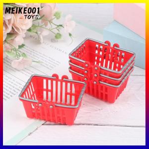 MEIKE001 ช้อปปิ้งของเล่นเด็กมินิซูเปอร์มาร์เก็ตช้อปปิ้งมือตะกร้ารุ่นตุ๊กตาบ้าน