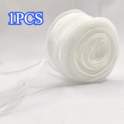 9M Gift Ribbon Fish -Tail Fold Gauze And Ribbon Birthday Cake Decorative Edge Baking Packaging Gift Gauze Ribbon
