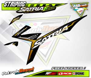 STRIPING VARIASI SUZUKI SATRIA F 150 INJEKSI / STICKER LIST VARIASI MOTOR SATRIA F 150