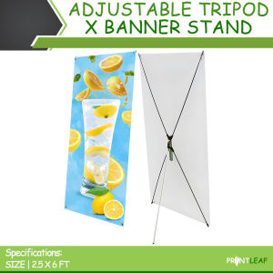 Printleaf Adjustable X Banner Stand Tripod X-Type Stand for Tarpaulin Banner Display