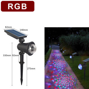 ไฟ LED พลังงานแสงอาทิตย์เจ็ดสีโคมไฟติดผนังในร่มและกลางแจ้งไฟตกแต่งกันน้ำพลังงานแสงอาทิตย์แบบชาร์จไฟได้