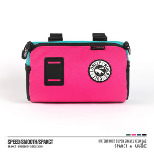 SPAKCT Cycling Bicycle Bag Large-capacity Front Beam Head Bag Light Adjustable Shoulder Straps Splash Proof Mountain Bike Hanging Bag Road Bike Riding Equipment