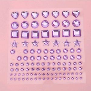 Sticker Stiker Kristal Diamond Shiny DIY Scrapbook Kerajinan Make Up