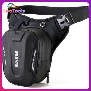 Motorcycle Bag Motorcycle Drop Leg Side Bag Motorbike Hip Bum Pack Bag for Hiking Climbing Cycling Fishing Riding Travel