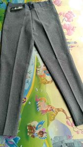 Celana bahan wanita celana kerja wanita pinggang karet