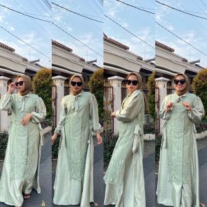 CLARA DRESS SILK BRUKAT BUSUI M - XXL DRESS KONDANGAN DRESS PESTA DRESS BRIDESMAID DRESS WISUDA 2025