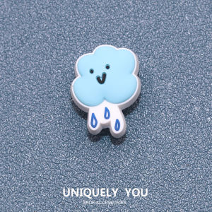 Jibbitz cross charms Shoe Buckle Hole Shoes Accessories Cartoon Food Weather Expression Fashion Shoes Accessories