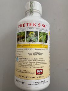 1L Pretek 5SC BRT Hexaconazole 5.0% Fungicide Racun Kulat Akar Putih Durian Pisang Sigatoka (SEPERTI ANVIL HELIX 5.0)