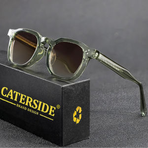 CATERSIDE Kính râm Punk vuông mới Nam giới Thiết kế cá nhân hóa cổ điển Kính chống nắng Phụ nữ Bữa tiệc thời trang Lễ hội kinh doanh Quà tặng UV4002026