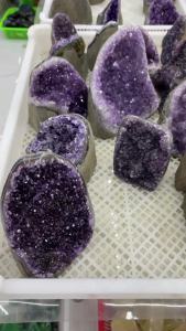 1PC Natural Amethyst Crystal Cluster Quartz Raw Crystals Healing Stone Ore Mineral Home Decor Purple Cornucopia Feng Shui Stone